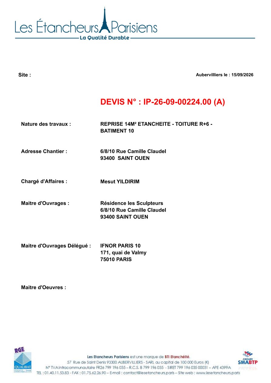 Couverture du devis IP-26-09-00224.00 (A)
